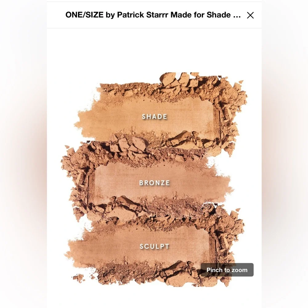 New One Size Made For Shade Bronze & Sculpt Trio in Fair